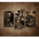 Obrazy na stenu - Retro kamera - 3-dielny 75x50cm