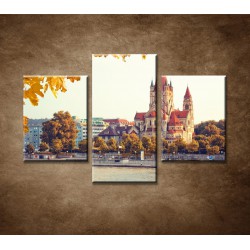 Obrazy na stenu - Jesenná Viedeň - 3dielny 90x60cm