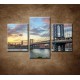 Obrazy na stenu - Večerný Manhattan - 3dielny 90x60cm