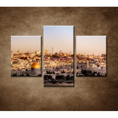Obrazy na stenu - Jeruzalem - 3dielny 90x60cm