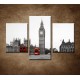 Obrazy na stenu - Westminsterský palác - 3dielny 90x60cm