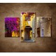 Obrazy na stenu - Ulička v Provence - 3dielny 90x60cm