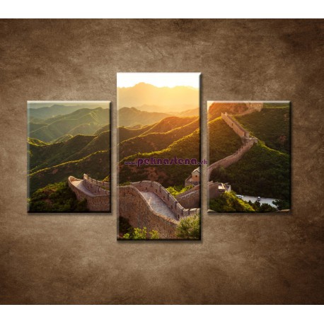Obrazy na stenu - Veľký čínsky múr - 3dielny 90x60cm