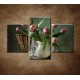 Obrazy na stenu - Zátišie s tulipánmi - 3dielny 90x60cm