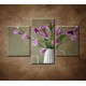 Obrazy na stenu - Zátišie s kvetmi - 3dielny 90x60cm