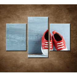 Obrazy na stenu - Topánočky - 3dielny 90x60cm