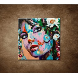Obrazy na stenu - Maľba - Portrét ženy