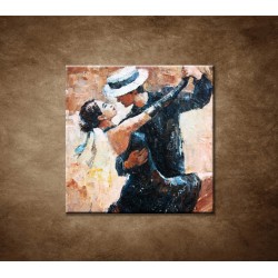 Obrazy na stenu - Maľba - Tanečníci tanga