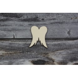 Drevený výrez - Anjelské krídla - motív 3