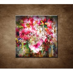 Obrazy na stenu - Maľba - Kytica kvetín