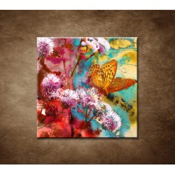 Obrazy na stenu - Maľba - Motýľ