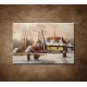 Obrazy na stenu - Maľba - Zimná dedina