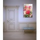 Obrazy na stenu - Maľba - Ružové kvety
