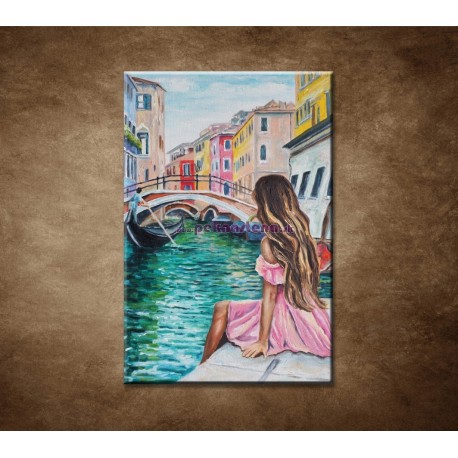 Obrazy na stenu - Dáma v Benátkách