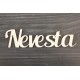Drevený výrez - Nevesta