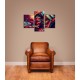 Obrazy na stenu - Abstraktný motív 13  - 3dielny 90x60cm