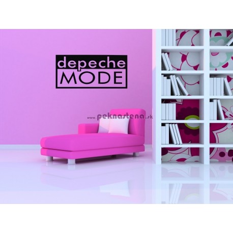 Nálepka na stenu - Depeche mode - logo 2