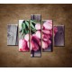 Obrazy na stenu - Jarné tulipány - 5dielny 100x80cm