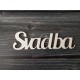Drevený výrez - Svadba