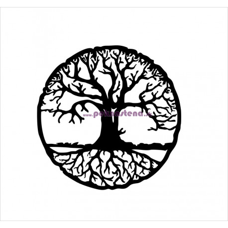 Strom života - čierne plexi