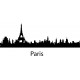 Nálepka na stenu - Paríž