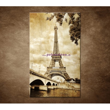 Obraz na stenu - Výhľad na Eifelovu vežu