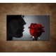 Obrazy na stenu - Žena s ružou