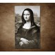 Obrazy na stenu - Reprodukcia - Čiernobiela Mona Lisa