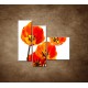 Obrazy na stenu - Oranžové tulipány - 3dielny 110x90cm