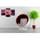 Obrazy na stenu - Lotosové kvety - 3dielny 90x60cm