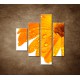 Obrazy na stenu - Oranžová gerbera - 4dielny 80x90cm