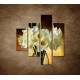 Obrazy na stenu - Narcisy - 4dielny 80x90cm